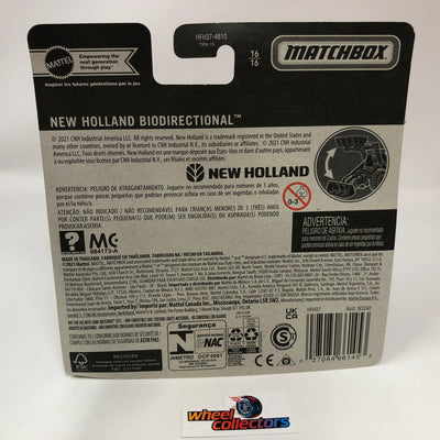 New Holland Biodirectional * BLUE * 2022 Matchbox Working Rigs