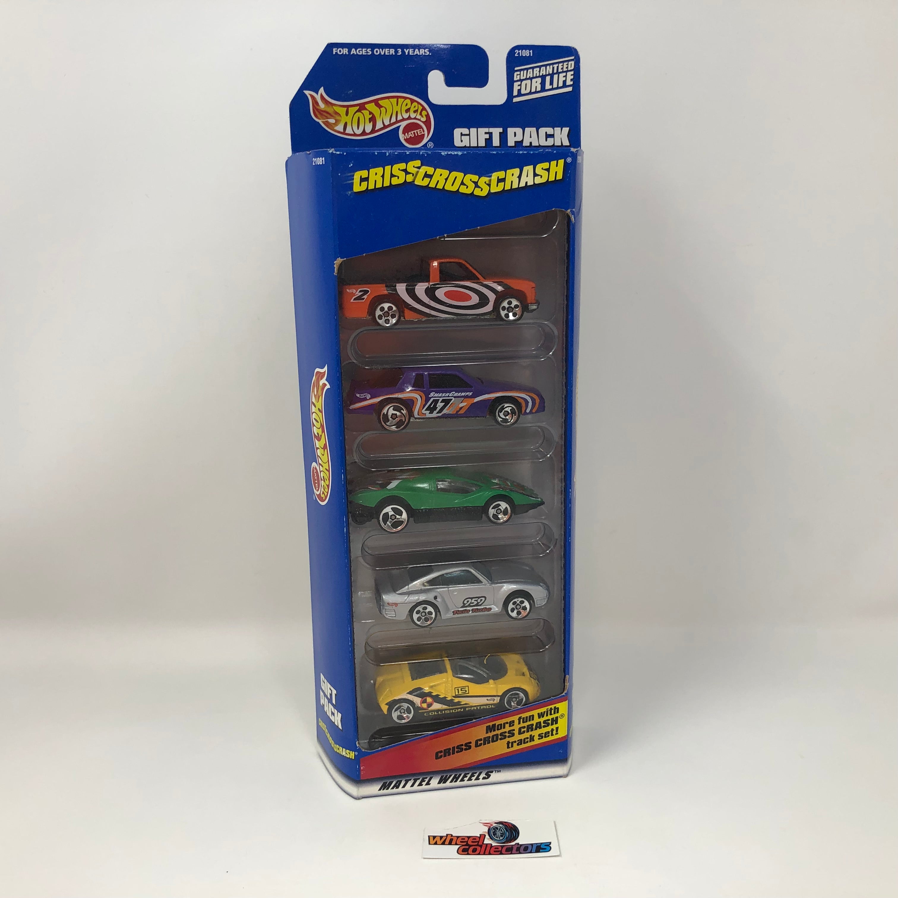 Criss Cross Crash* Gift Pack 5-Pack * 1998 Hot Wheels