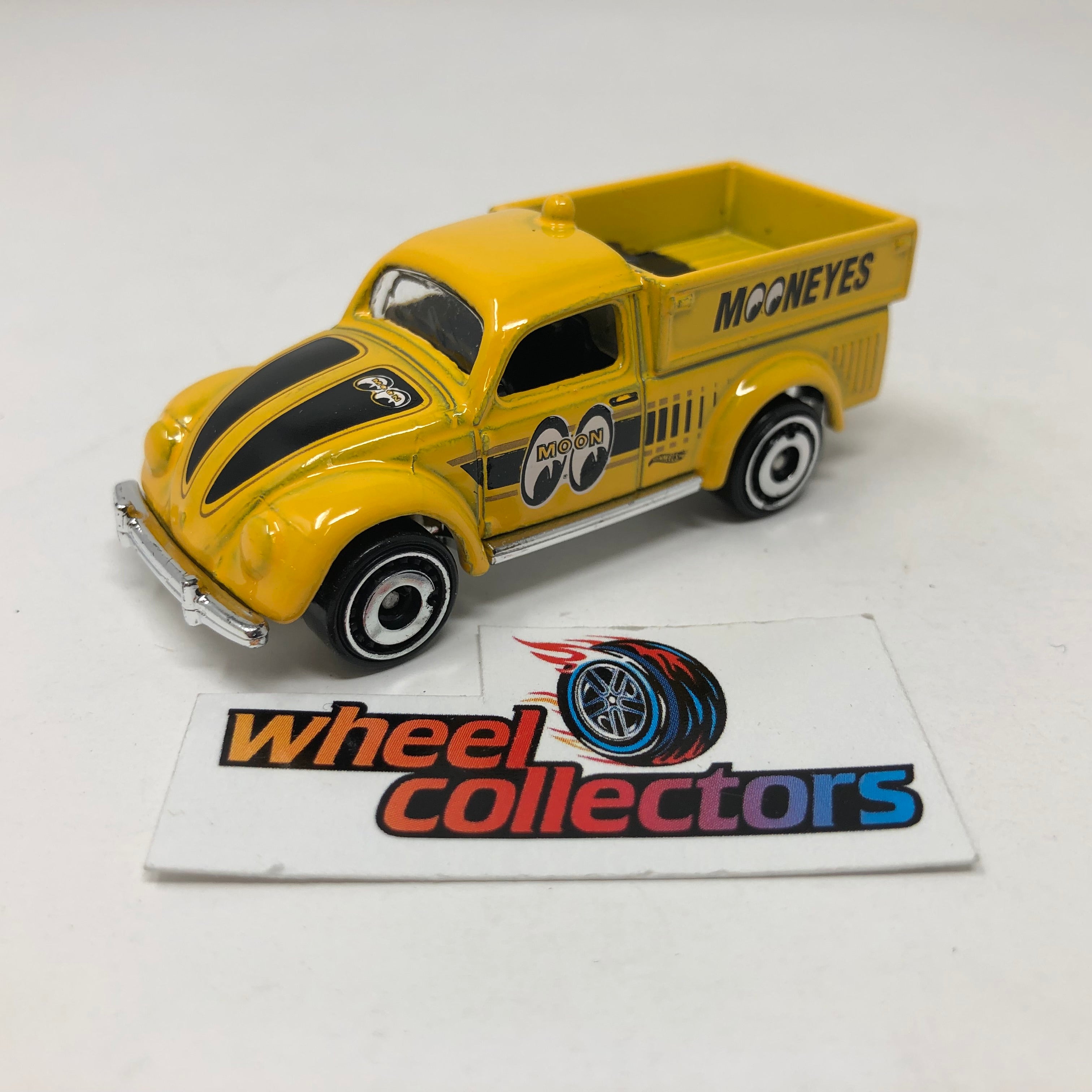 49 Volkswagen Beetle Pickup Mooneyes * Yellow * Hot Wheels Loose 1