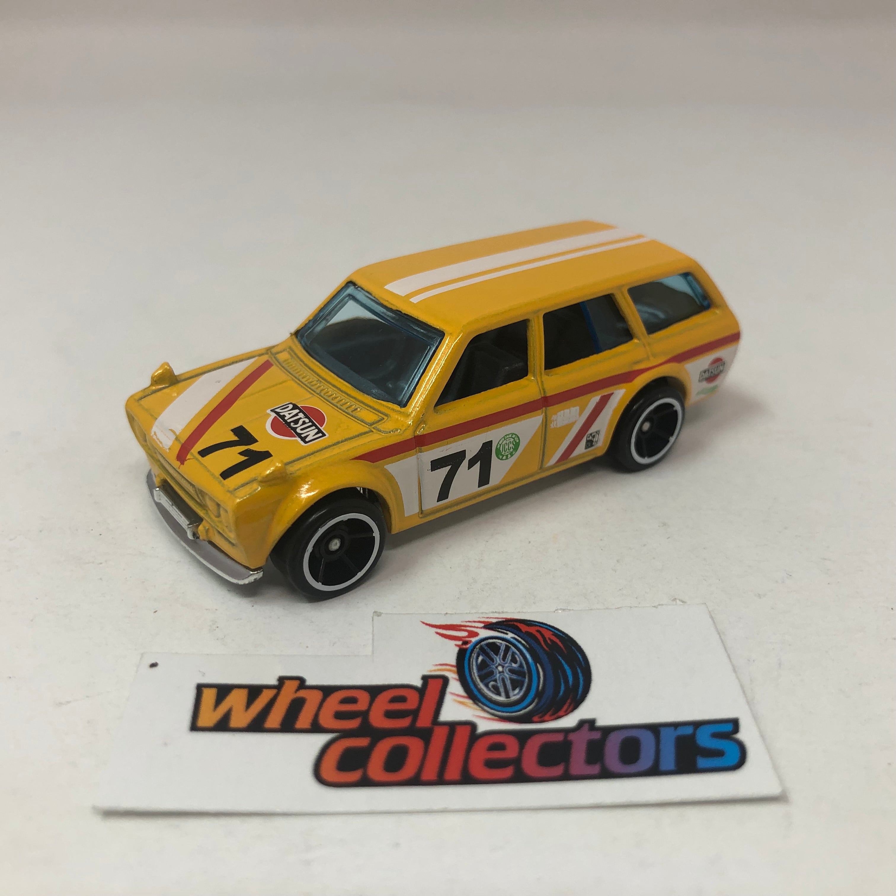 71 Datsun Bluebird 510 Wagon Yellow Hot Wheels Loose 1:64 Scale –  Wheelcollectors