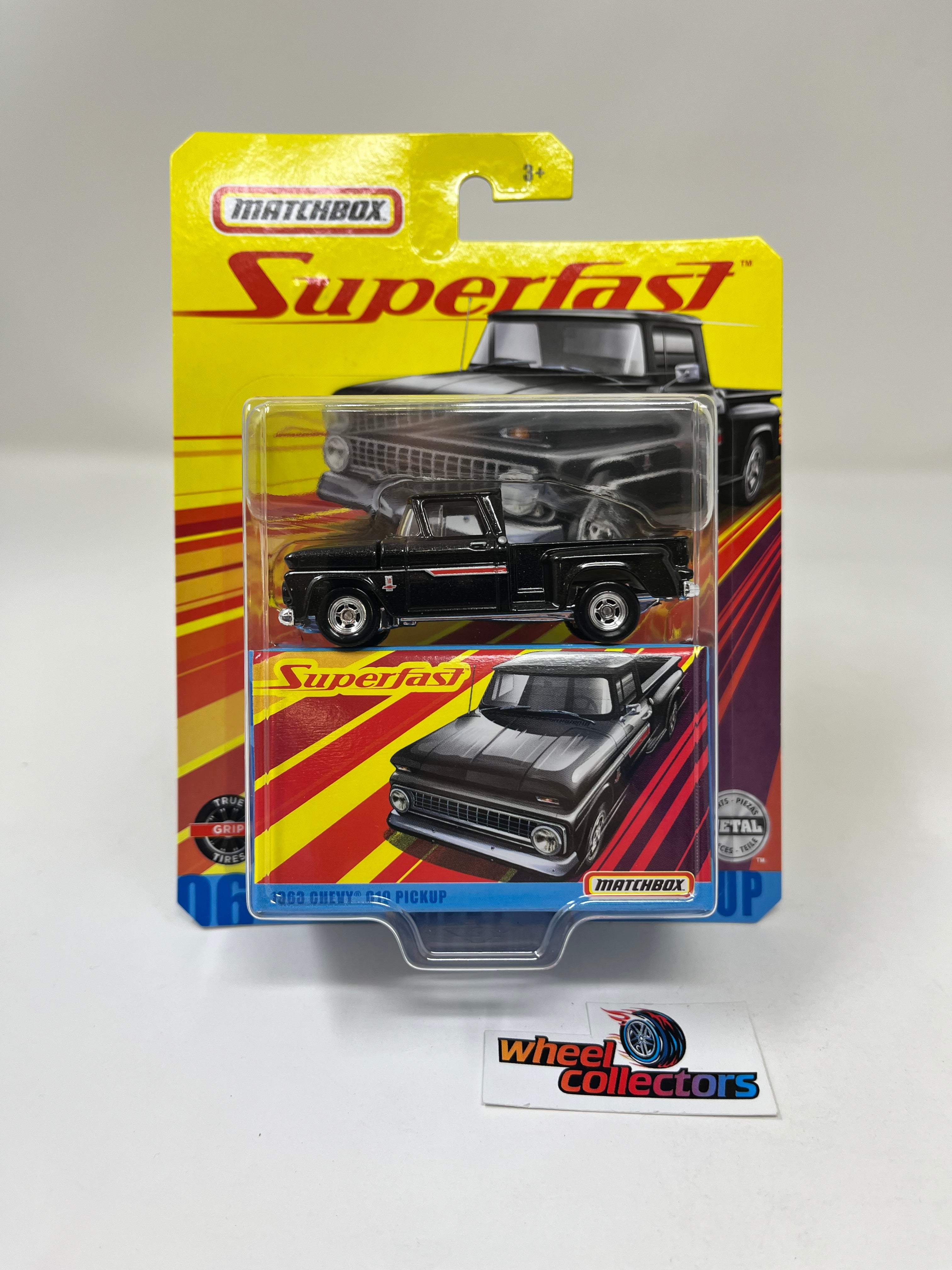 1963 Chevy C10 Pickup * Black * Matchbox Superfast Series