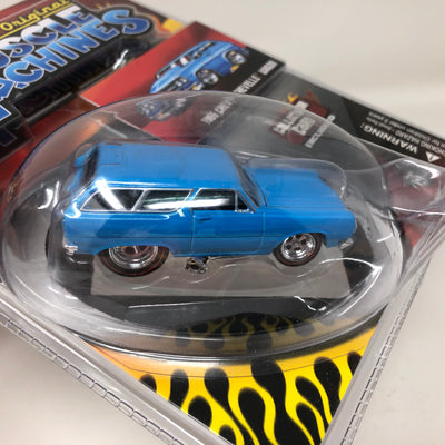 The Original Muscle Machines * 1965 Chevy Chevelle Wagon Blue