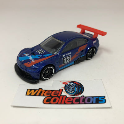 BMW M3 GT2 * Blue * Hot Wheels Loose 1:64 Scale