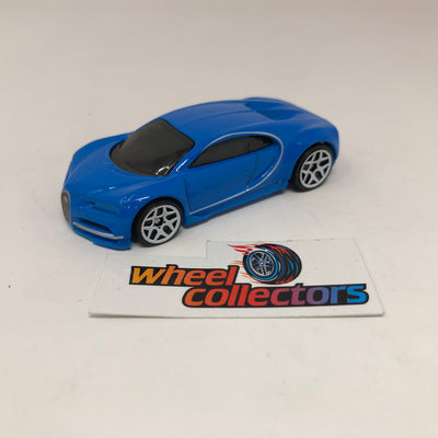 '16 Bugatti Chiron * Blue * Hot Wheels 1:64 scale Diecast Loose