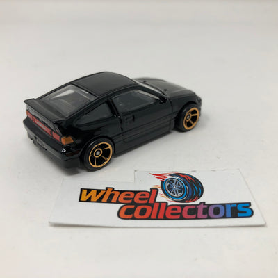 '88 Honda CR-X * Black * Hot Wheels 1:64 scale Diecast Loose