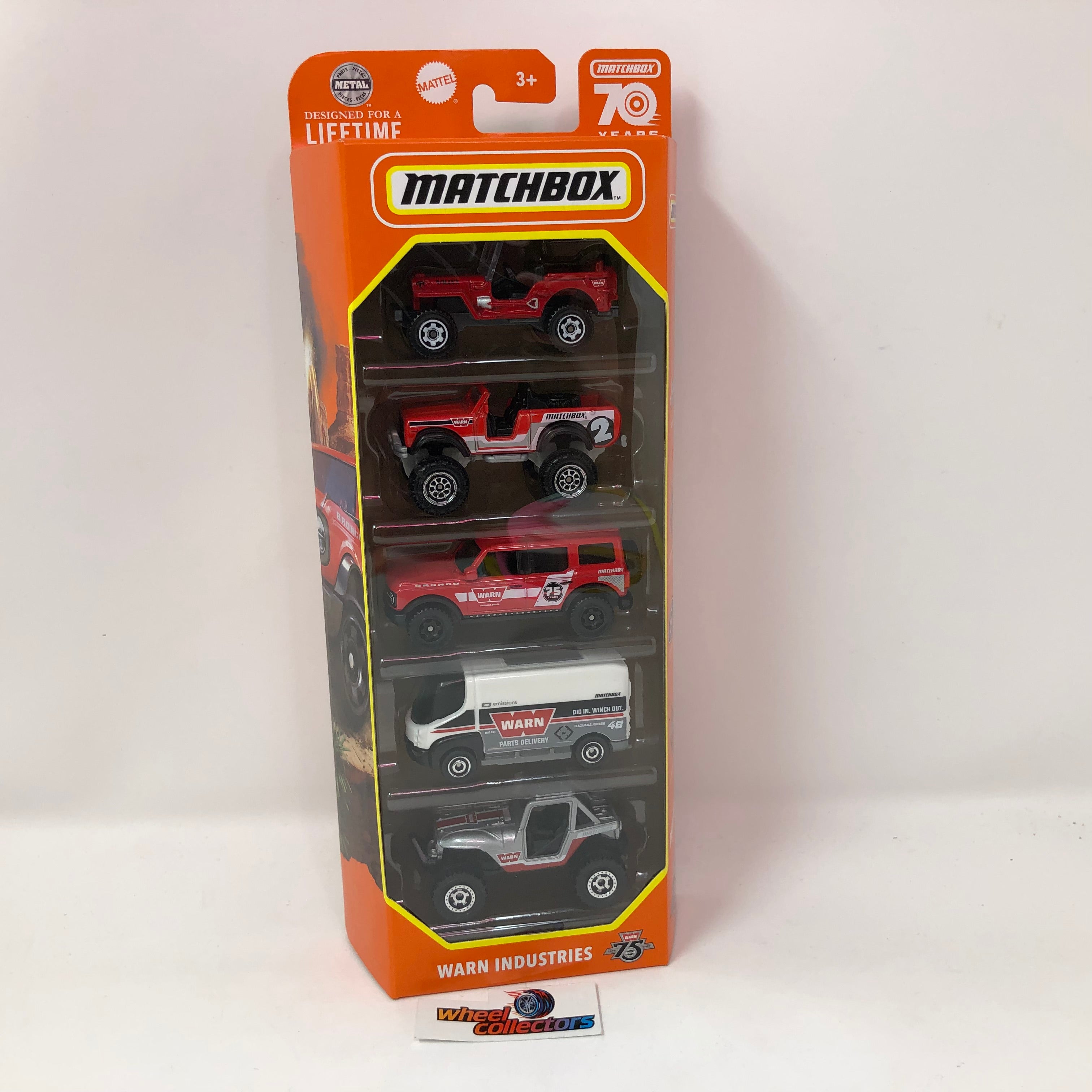 Warn Industries w/ Bronco * 2023 Matchbox 5-Pack Case M