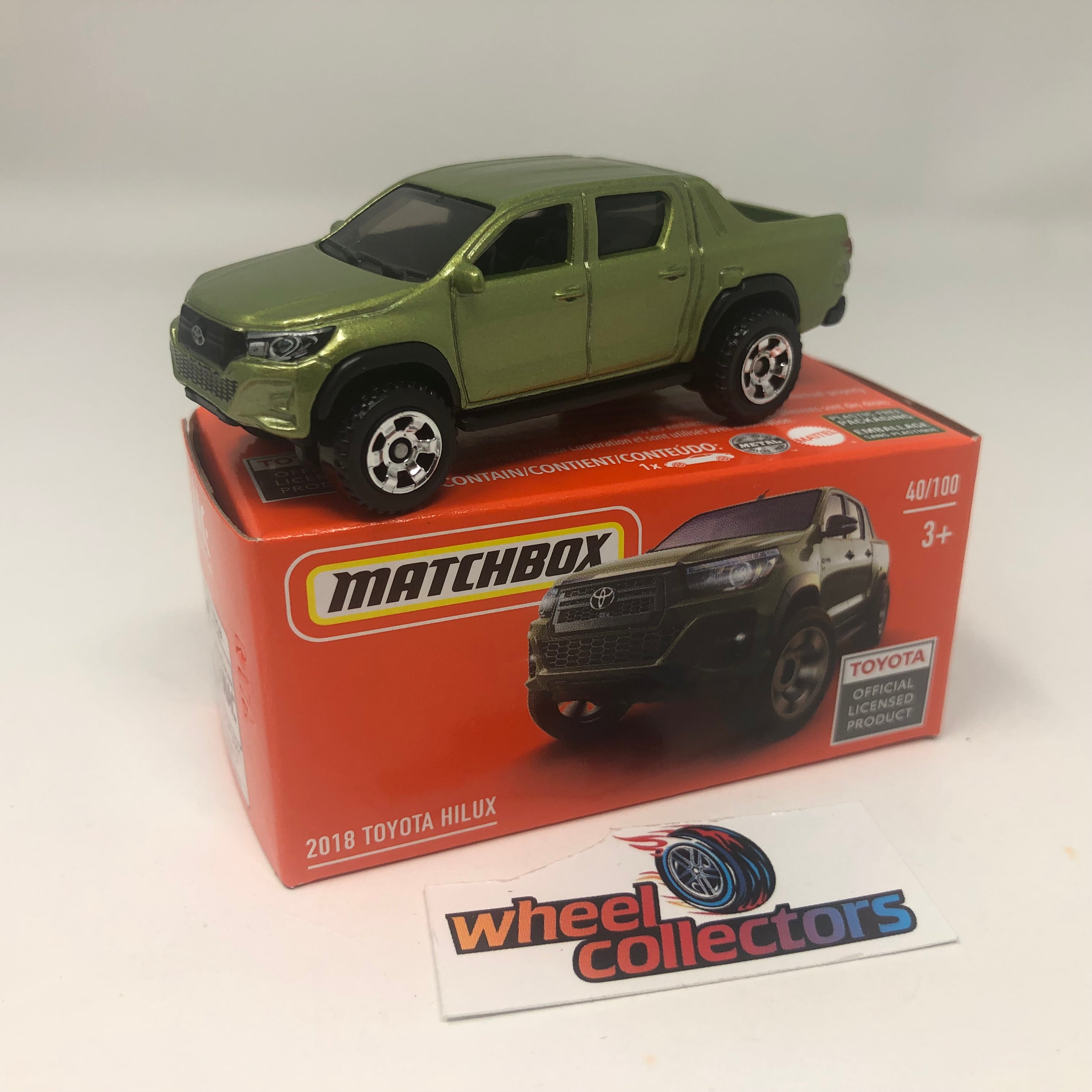 2018 Toyota Hilux * 2022 Matchbox POWER GRABS Case D Release