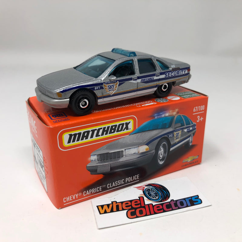 Chevy Caprice Classic Police * 2022 Matchbox POWER GRABS Case D Release