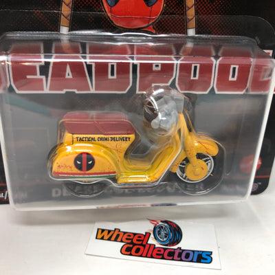 Deadpool Scooter * 2022 Hot Wheels Retro Entertainment Case K