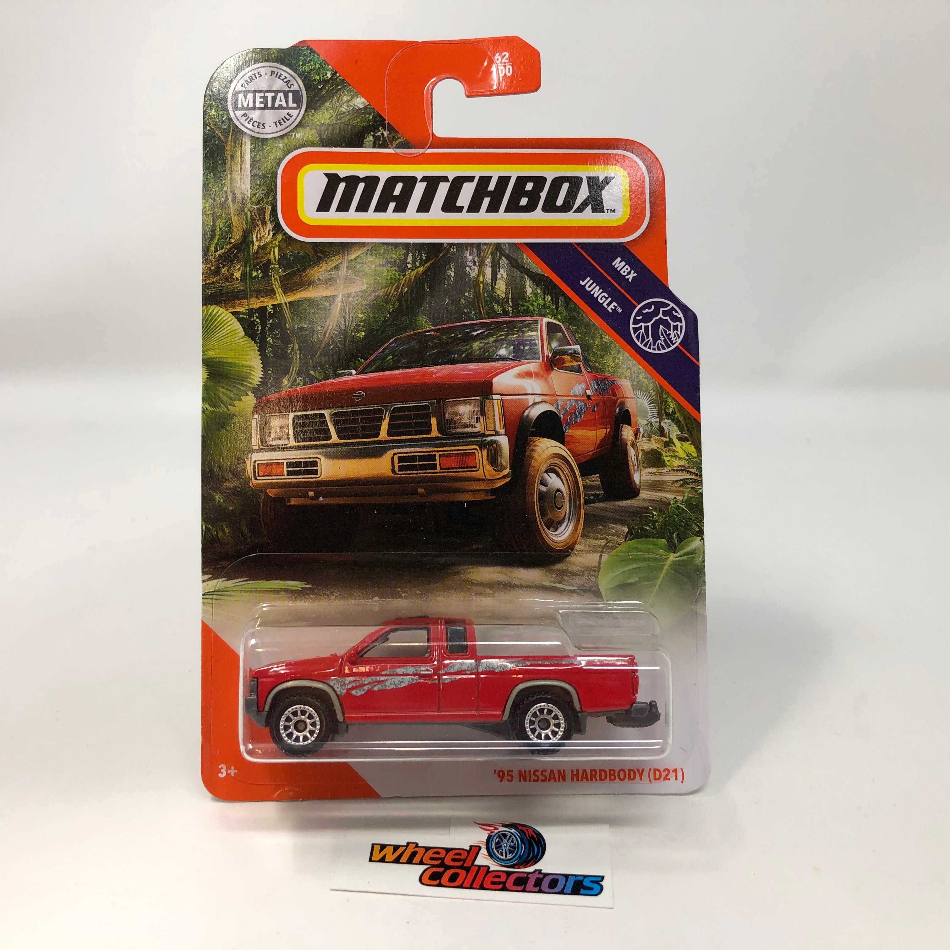 95 Nissan Hardbody D21 #62 * Red * 2020 Matchbox – Wheelcollectors LLC