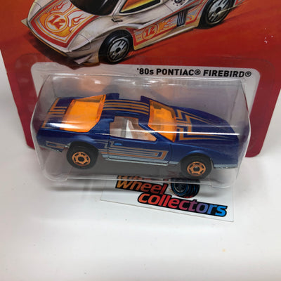 '80s Pontiac Firebird * BLUE * Hot Wheels The Hot Ones