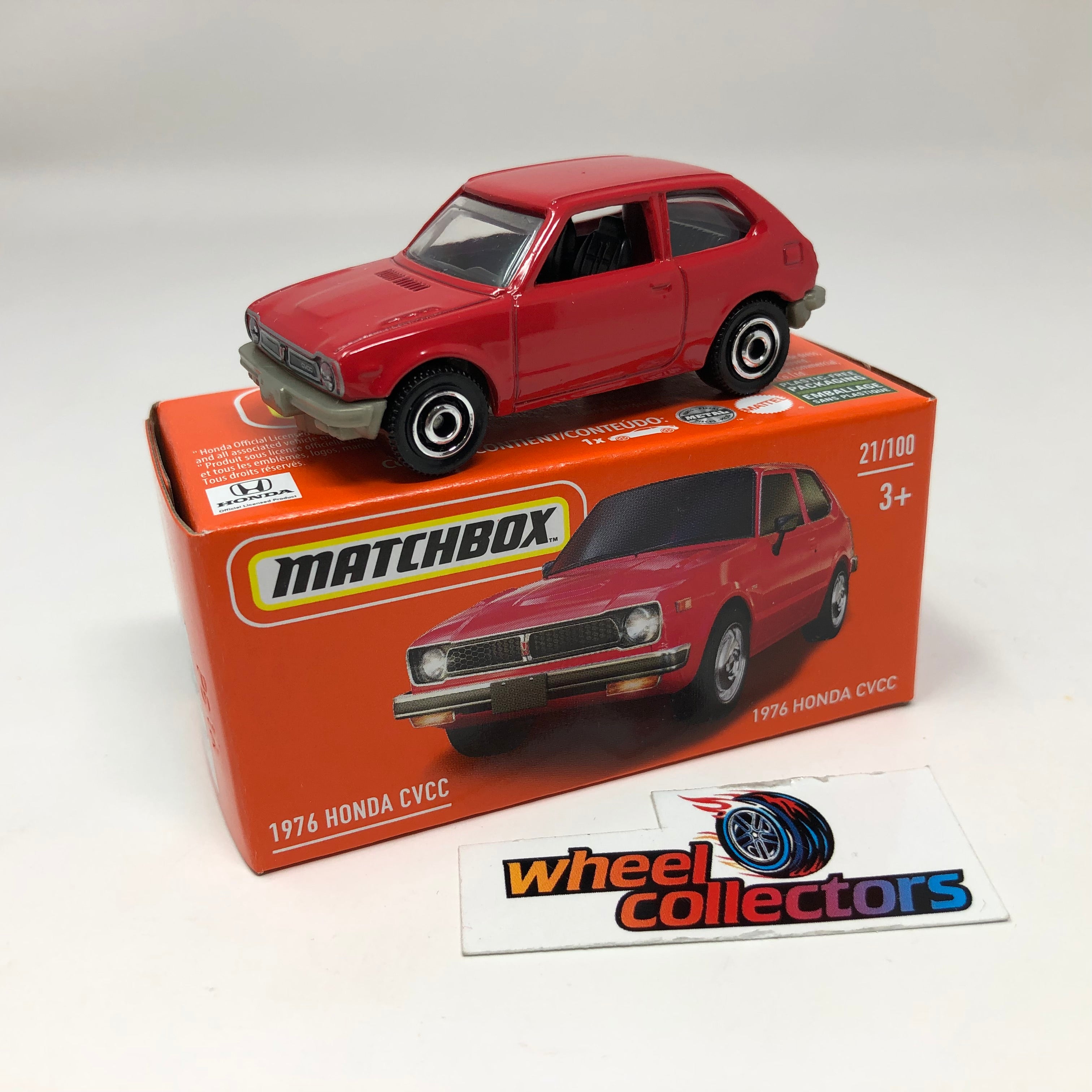 ★商談中★　5010 マッチボックス 1976年 ホンダシビックCVCC Amazon.com: Matchbox 1976 Hon-da CVCC - red - 21/100 : Toys