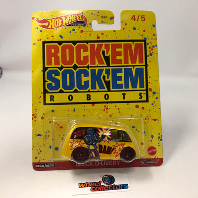 Quick D-Livery Rock'em Sock'em * 2022 Hot Wheels Pop Culture Mattel Brands Case R