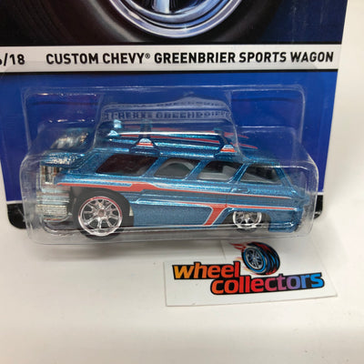 Custom Chevy Greenbrier Sports Wagon #6 * Hot Wheels Heritage Real Riders Series