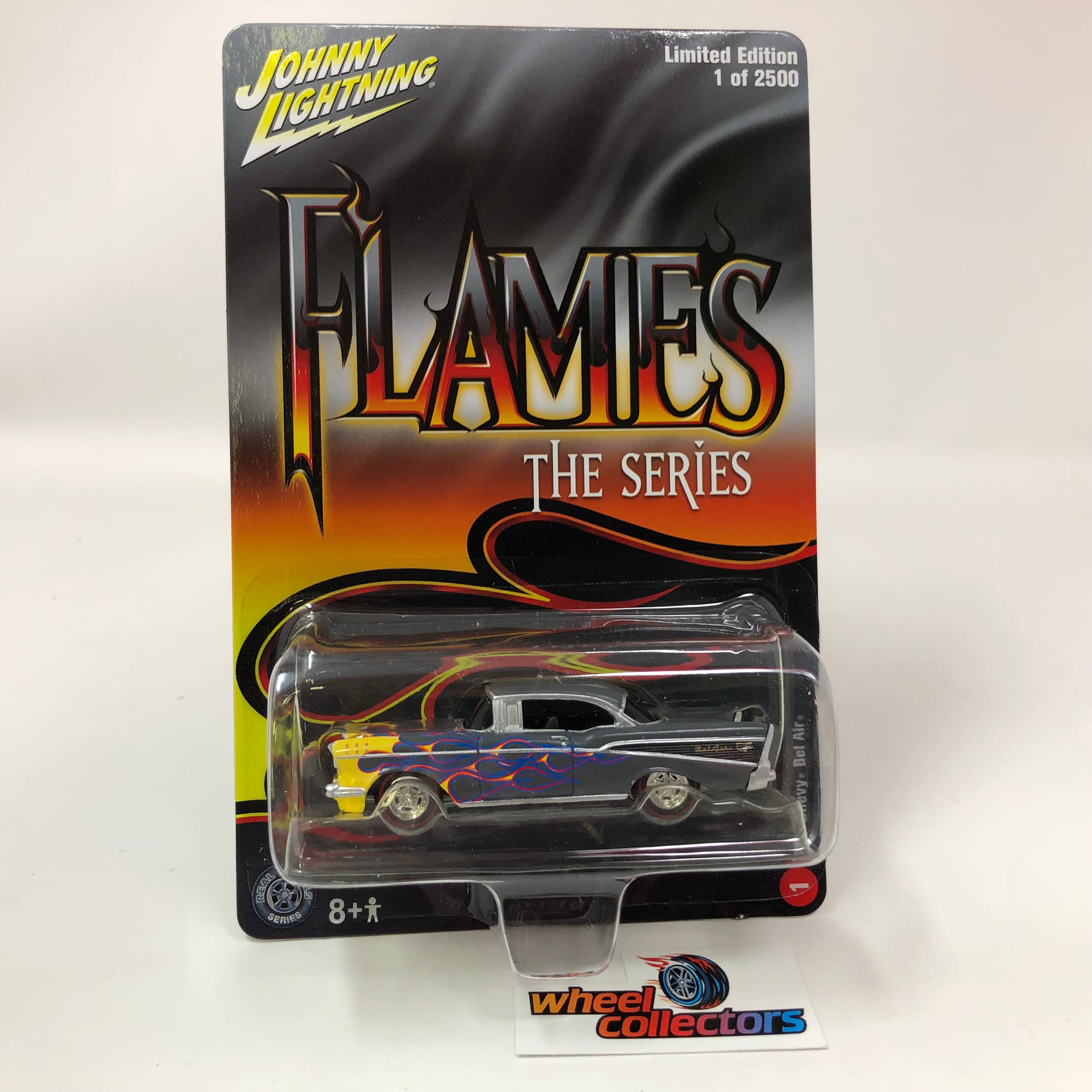 1957 Chevy Bel Air * Johnny Lightning Flames Series 1:64 Scale