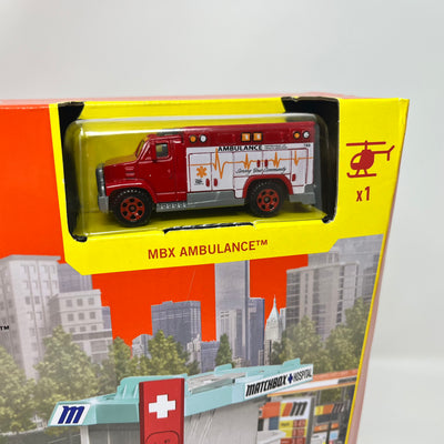 Helicopter Rescue w/ Ambulance * Matchbox Action Drivers Playset