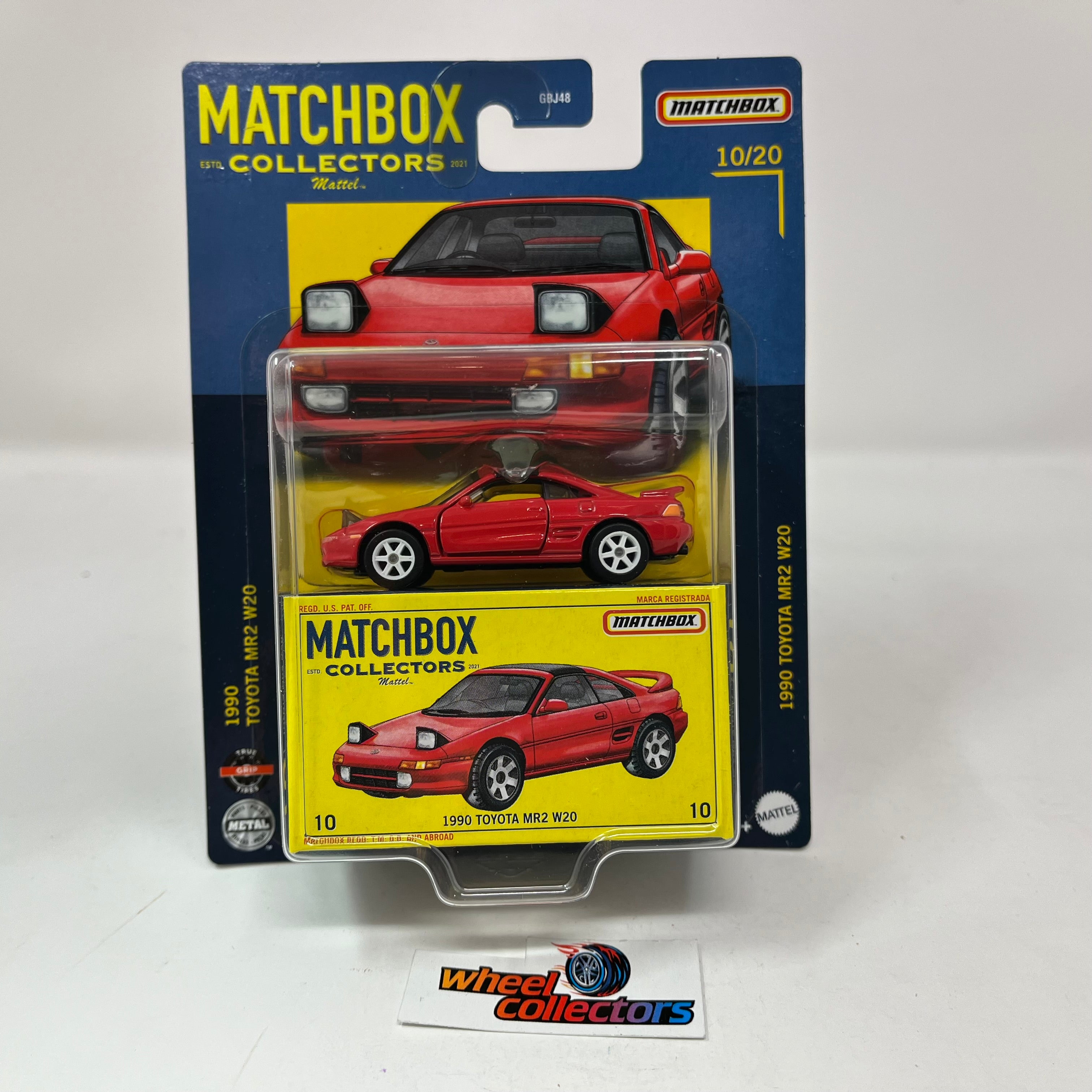 1990 Toyota MR2 W20 #10 * Head Lights Up & RHD * 2022 Matchbox Collectors