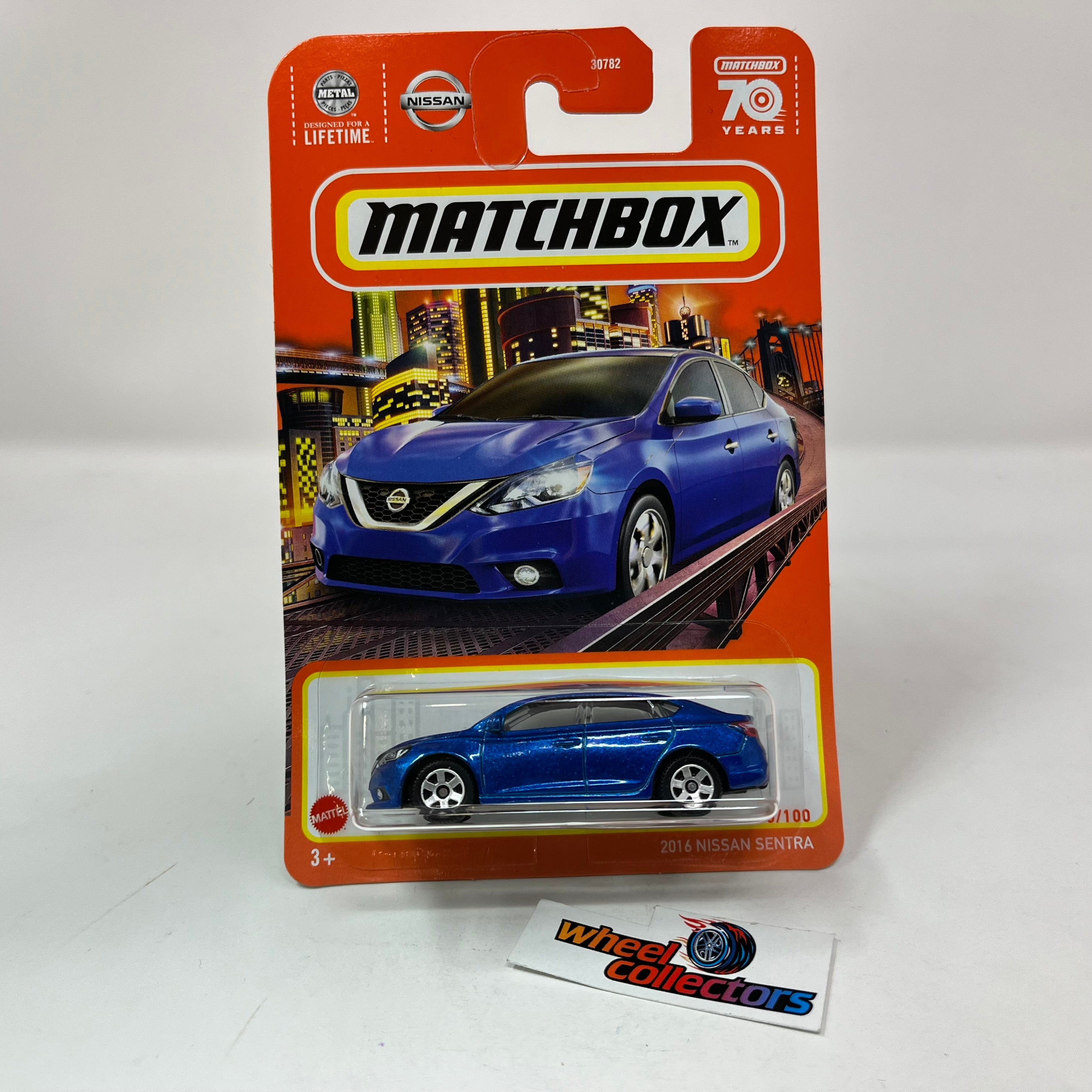 2016 Nissan Sentra #70 * Blue * 2023 Matchbox N Case 70th Ann