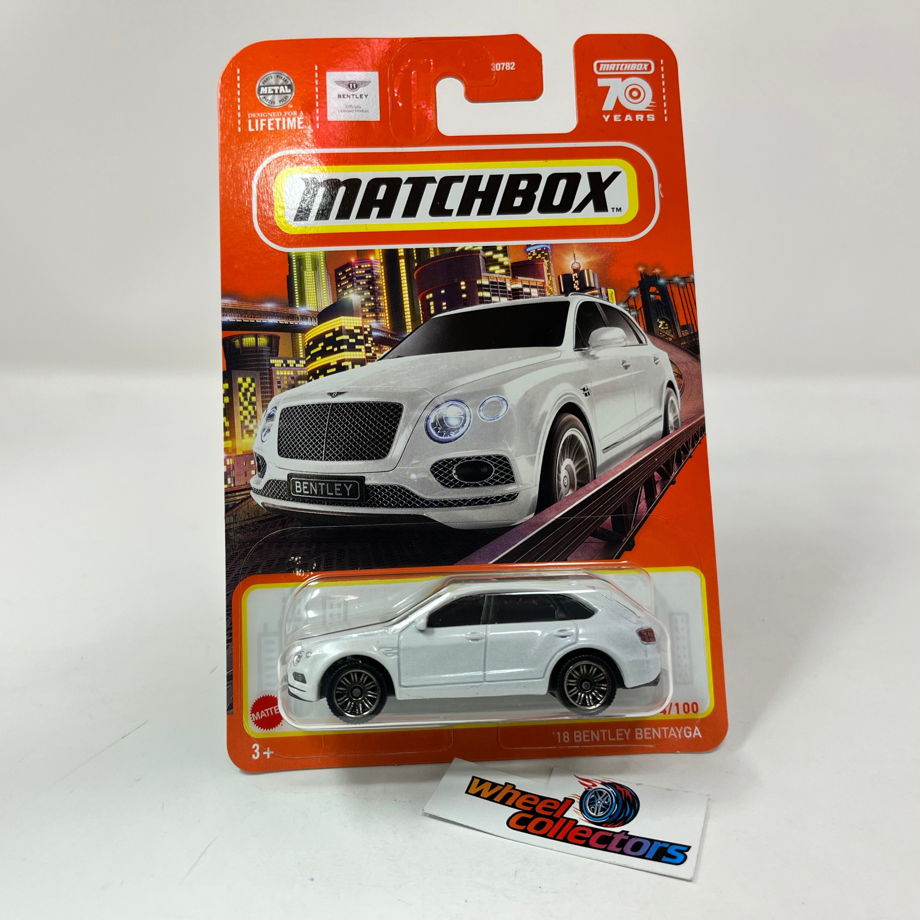 18 Bentley Bentayga #4 * White * 2023 Matchbox N Case 70th Ann
