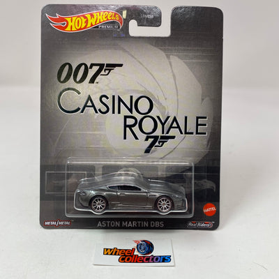 Aston Martin DBS Casino Royale James Bond 007 * 2023 Hot Wheels Retro Entertainment N Case