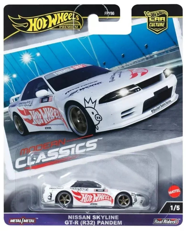 Nissan Skyline GT-R R32 Pandem 1/5 * 2024 Hot Wheels MODERN CLASSICS Car Culture Case E