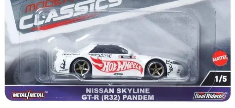 Nissan Skyline GT-R R32 Pandem 1/5 * 2024 Hot Wheels MODERN CLASSICS Car Culture Case E