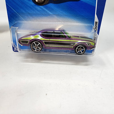 Olds 442 #82 * PURPLE * 2009 Hot Wheels