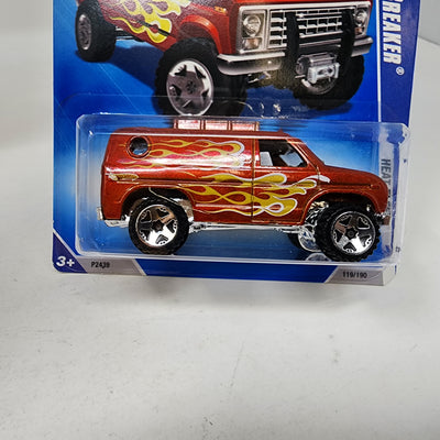 Baja Breaker #119 * RED w/ Flames * 2009 Hot Wheels