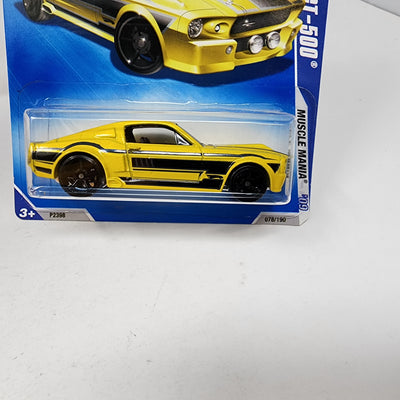 '67 Shelby GT-500 #78 * YELLOW * 2009 Hot Wheels