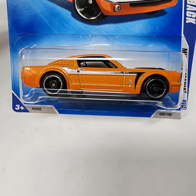 '65 Mustang Fastback #85 * Orange * 2009 Hot Wheels