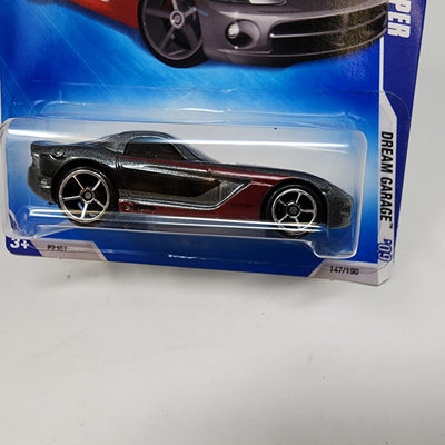 2006 Dodge Viper #147 * Grey * 2009 Hot Wheels