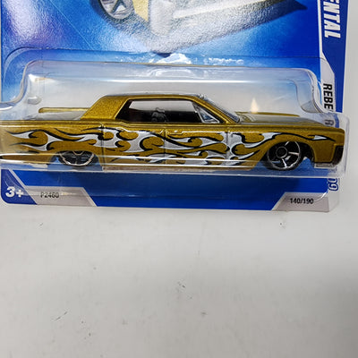 '64 Lincoln Continental #140 * GOLD * 2009 Hot Wheels