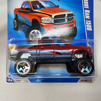 Dodge RAM 1500 #87 * RED Walmart Only * 2009 Hot Wheels