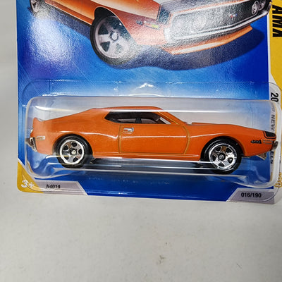 AMC Javelin AMX #16 * ORANGE * 2009 Hot Wheels