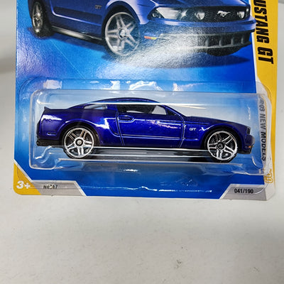 2010 Ford Mustang GT #41 * BLUE * 2009 Hot Wheels