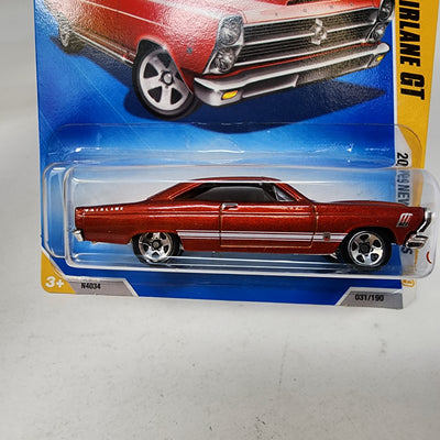 '66 Ford Fairlane GT #31 * RED * 2009 Hot Wheels