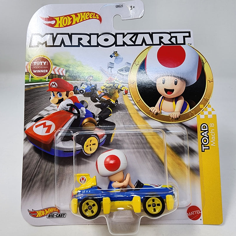 Toad Mach 8 * Hot Wheels MARIO KART Nintendo