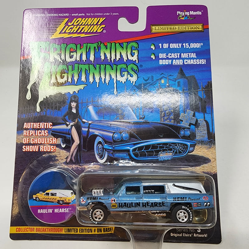 Haulin Hearse * BLUE * Johnny Lightning FRIGHTNING