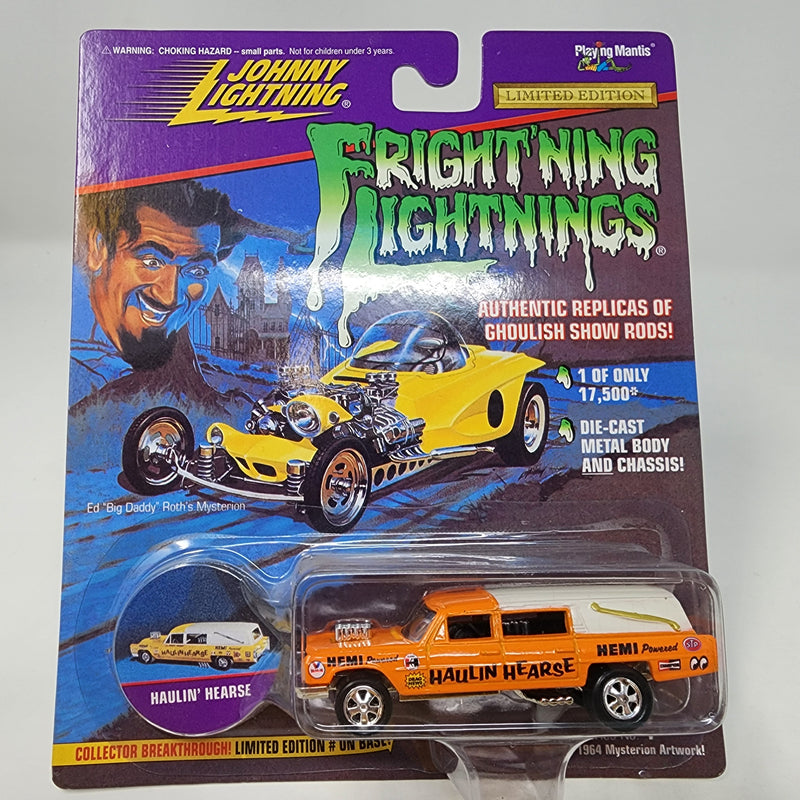 Haulin Hearse * ORANGE * Johnny Lightning FRIGHTNING