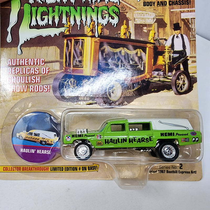 Haulin Hearse * GREEN * Johnny Lightning FRIGHTNING