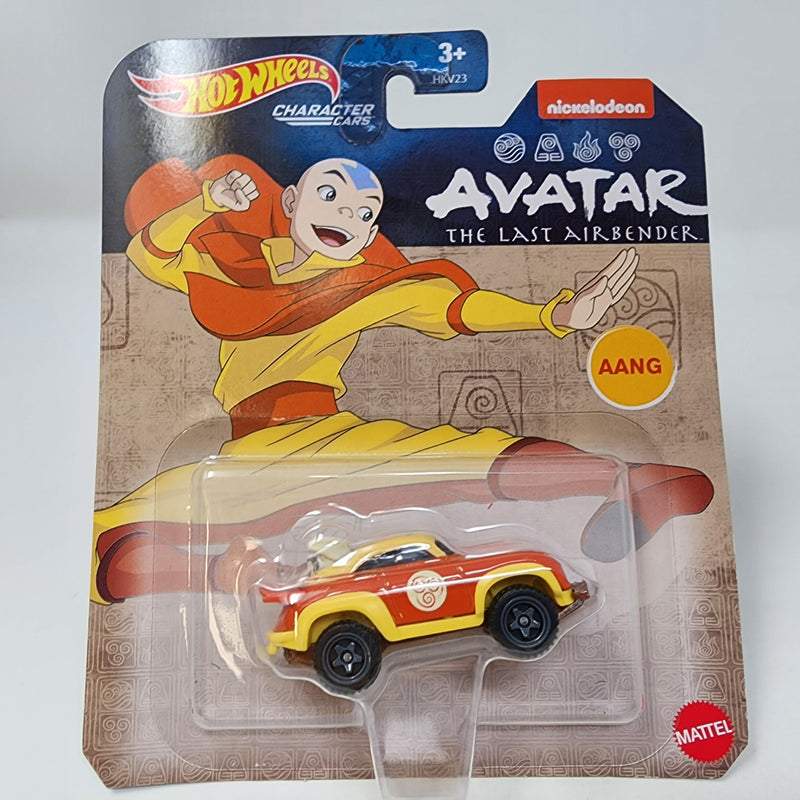 AANG Orange/Yellow * Hot Wheels Character Cars Avatar The Last Airbender