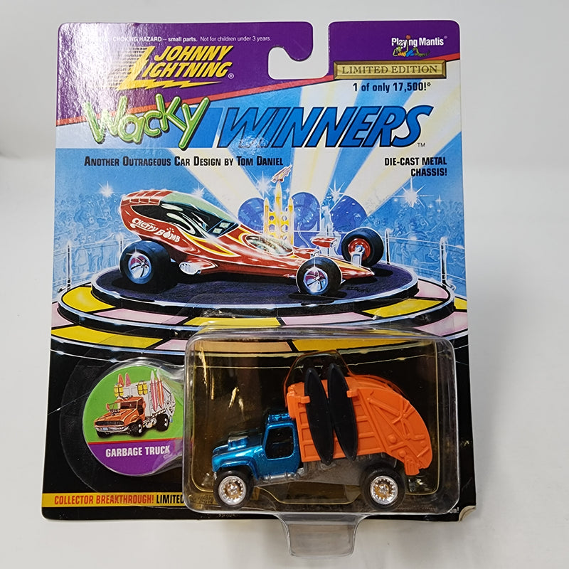 Garbage Truck * BLUE/ORANGE * Johnny Lightning Wacky Winners