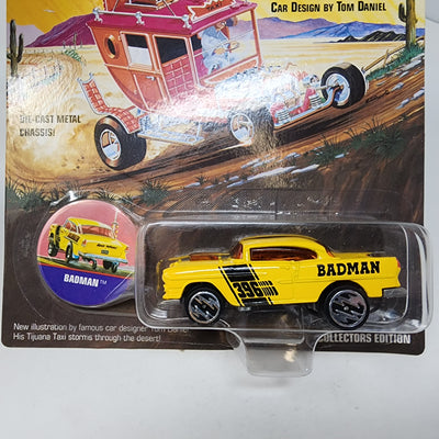 Badman * YELLOW * Johnny Lightning Wacky Winners