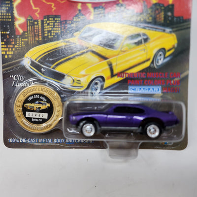 1969 Pontiac GTO Judge * PURPLE * Johnny Lightning Muscle Cars USA