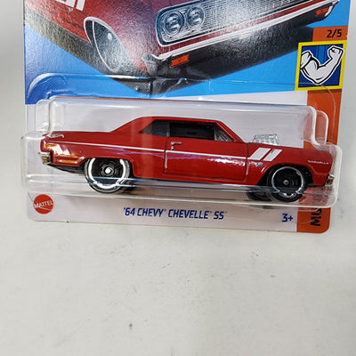 '64 Chevy Chevelle SS #157 * RED * 2024 Hot Wheels