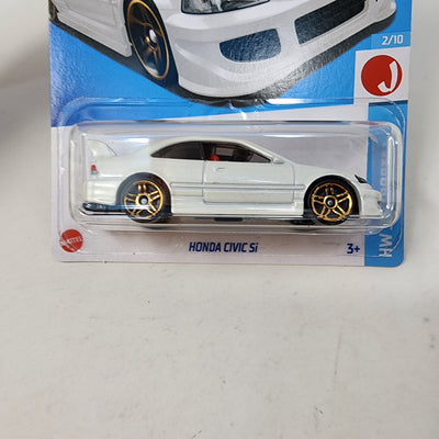 Honda Civic Si #45 * WHITE * 2024 Hot Wheels