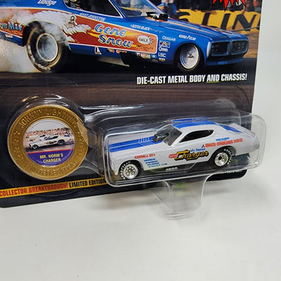 Mr Norm's Charger White * Johnny Lightning Dragsters USA