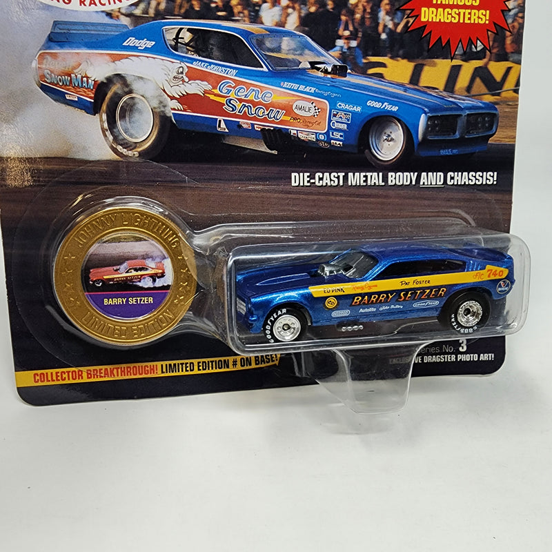 Barry Setzer Blue * Johnny Lightning Dragsters USA