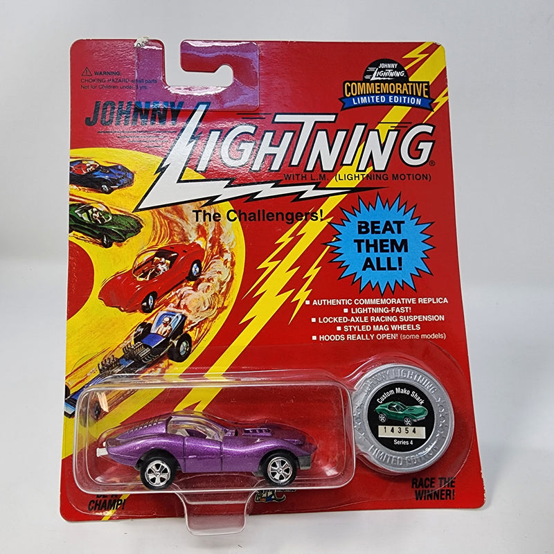 Custom Mako Shark Purple * Johnny Lightning Commemorative