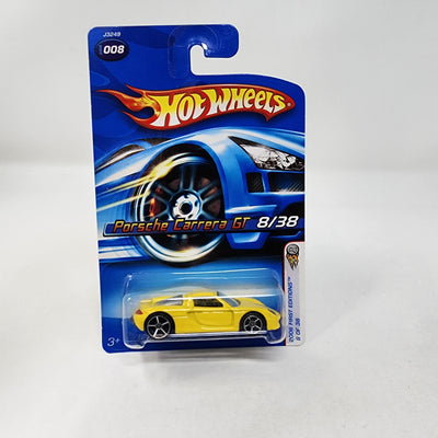 Porsche Carrera GT #8 * Yellow * 2006 Hot Wheels